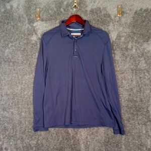 IBKUL Long Sleeve Polo Golf Icefil Technology Upf 50 Mens Small